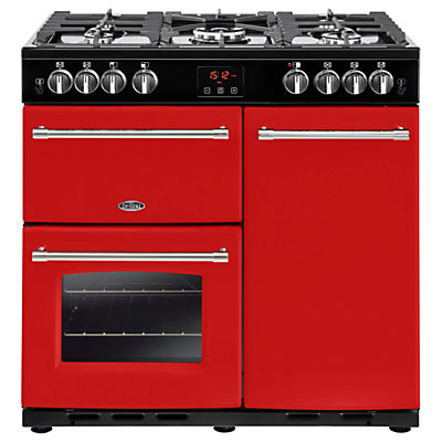 Belling Farmhouse 90G Gas Range Cooker Orange
